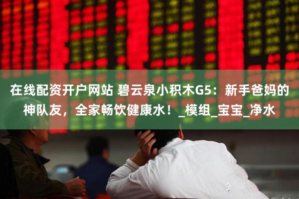 在线配资开户网站 碧云泉小积木G5：新手爸妈的神队友，全家畅饮健康水！_模组_宝宝_净水